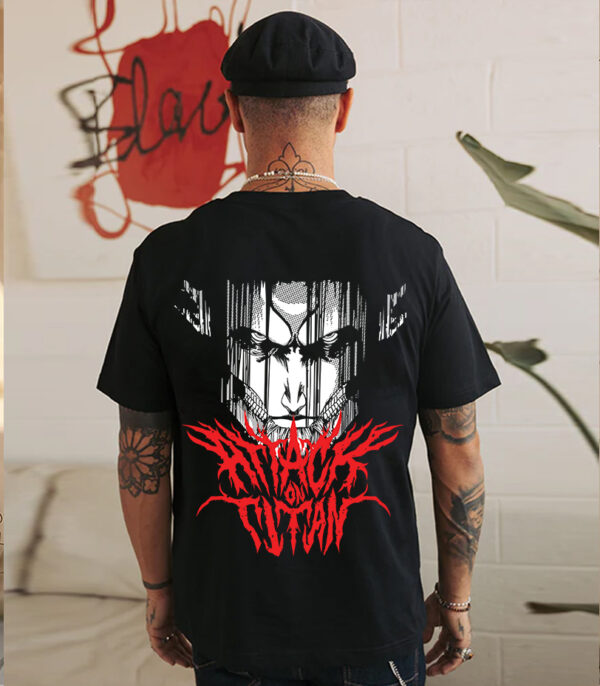 Black Oversized T-shirt, Attack on Titans