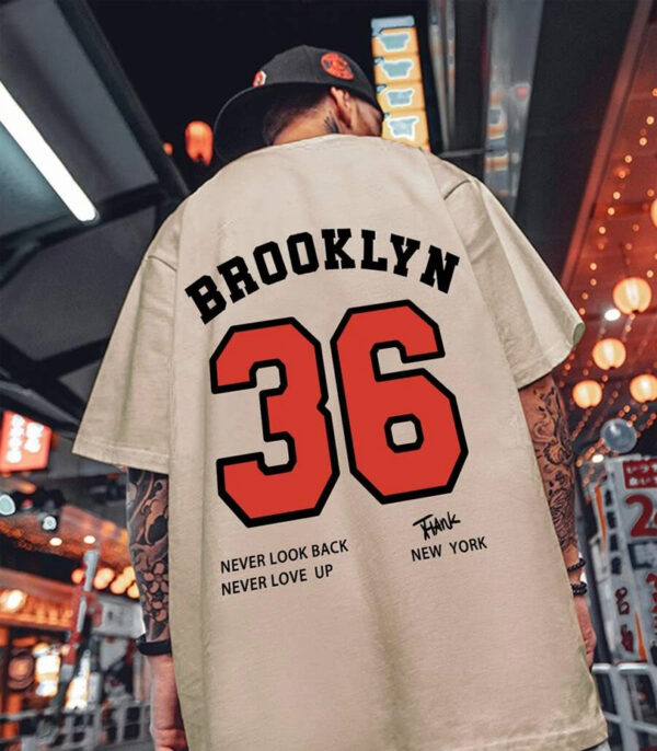 Solid Beige Oversized Tshirt For Men and Women