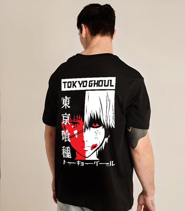 Black Oversized T-shirt, Tokyo Ghoul, Anime Tshirt