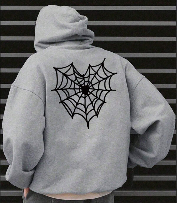 Grey Stylies Fashion Hoodies, Printed Hoodie