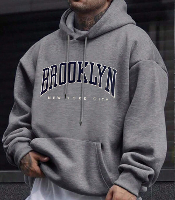 Brooklyn Printed hoodies, Black hoodies