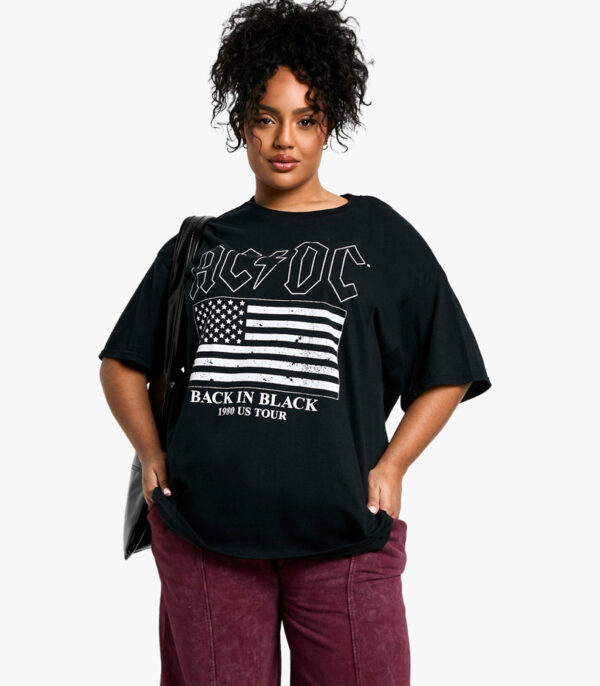 Women Black Oversized T-Shirt, Women Black Tshirt